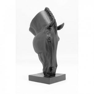 Статуэтка Horse Head, коллекция "Голова лошади" 30*57*21, Полирезин, Черный