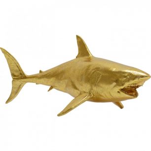 Статуэтка Shark, коллекция "Акула" 106*42*44, Полирезин, Золотой