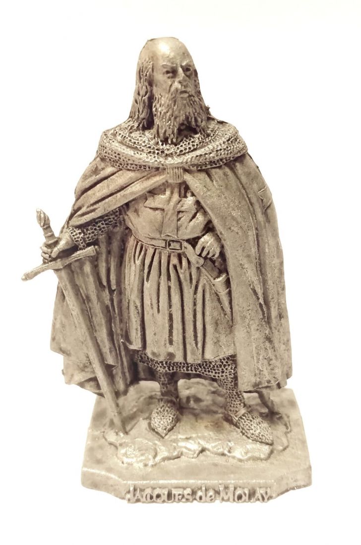 Фигурка Жак де Моле, магистр ордена тамплиеров, 1244-1314 гг.