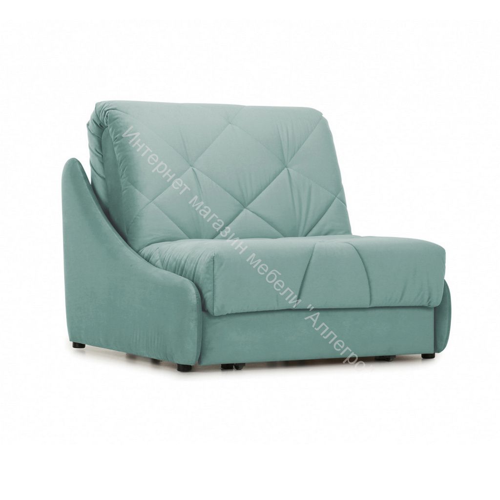 Кресло-кровать Мигель-0,8 (Velutto 14 (велюр) светло зеленый)