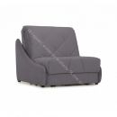 Кресло-кровать Мигель-0,8 (Velutto 19 (велюр) темно-серый)