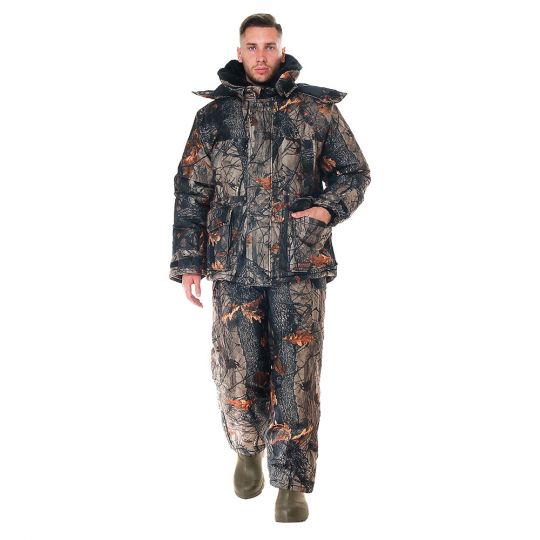Костюм зима HUNTSMAN Памир Цвет:Темный Лес Ткань:Alova (до -45)