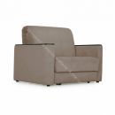 Кресло-кровать Мартин-0,8 (Velutto 06 (велюр) светло-коричневый)