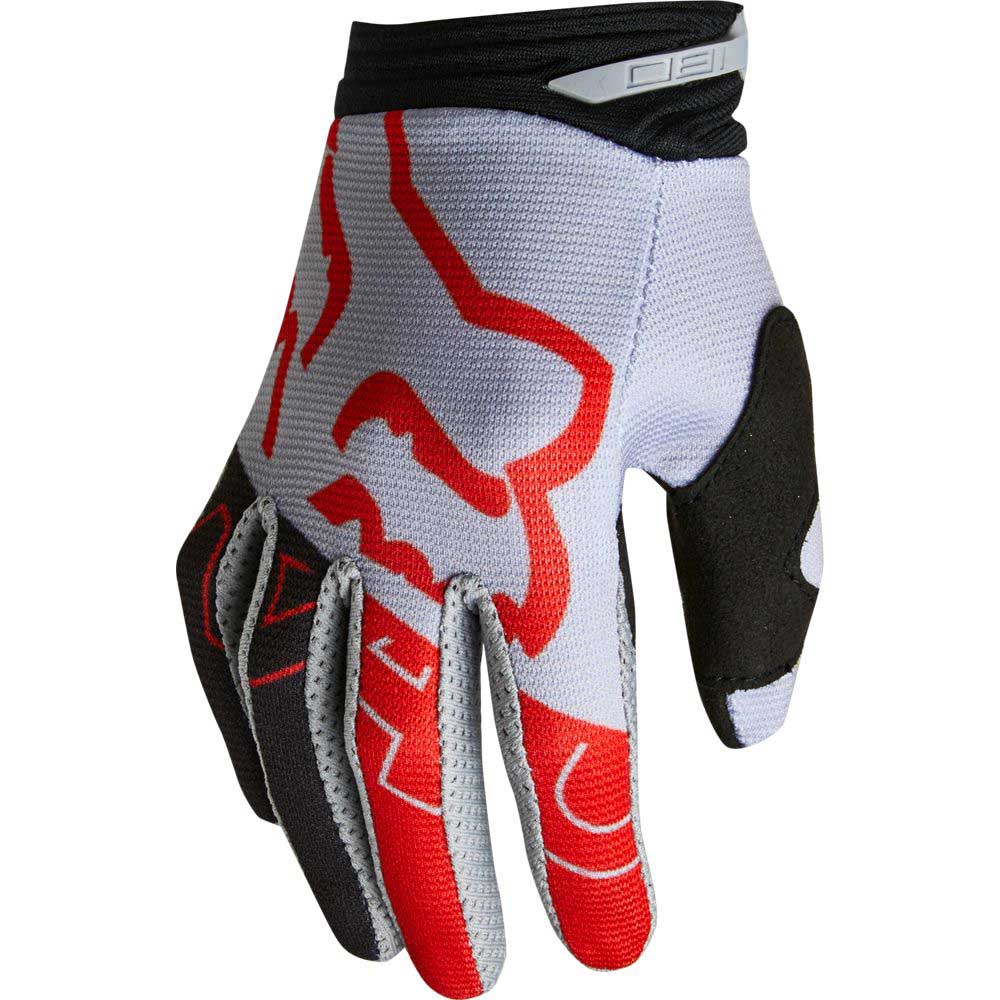 Fox 180 Skew Youth Steel Grey (2022) перчатки для мотокросса подростковые