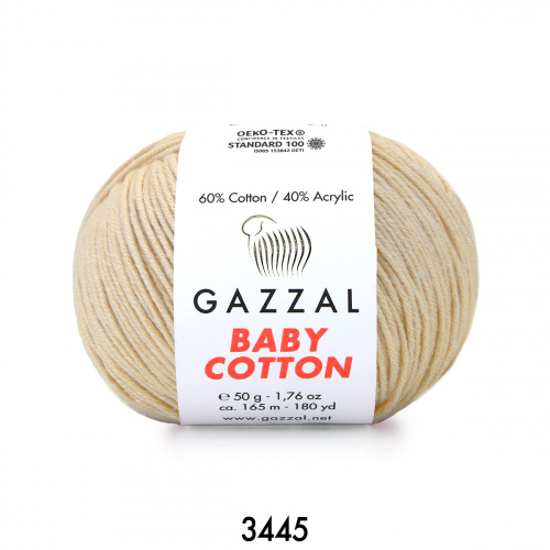 Пряжа BABY COTTON  Gazzal (GBC-3445)