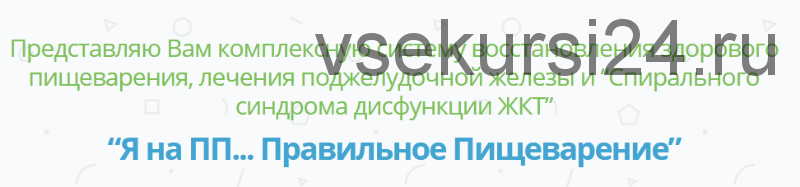 Я на ПП… правильное пищеварение (Елена Шведова)