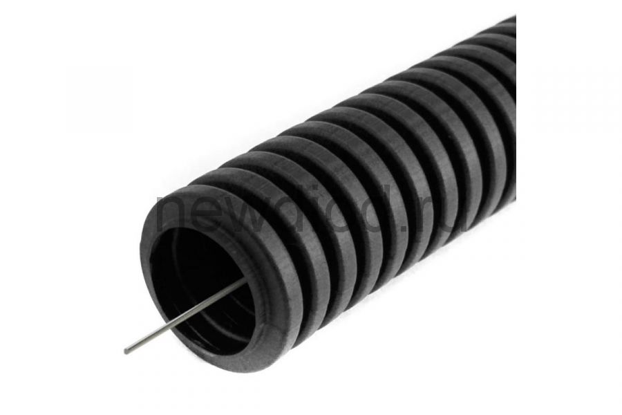 Купить Труба гофрированная ПВХ легкая 350 Н черная с/з д20 (100 м/4800 ...