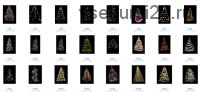 [CreativeMarket] Фотоналожения Рождественские огни на дерево. Christmas Trees Lights