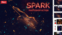 [CreativeMarket] Spark Photoshop Action (Colors Warrior)
