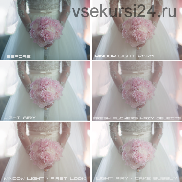 [KCCactions] Свадебные экшены, 31шт. KCC Wedding Day Complete - Photoshop Actions