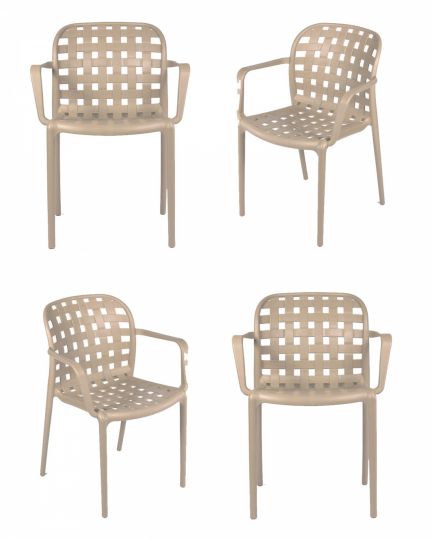 Комплект из 4-х стульев Olimpia L кремовый