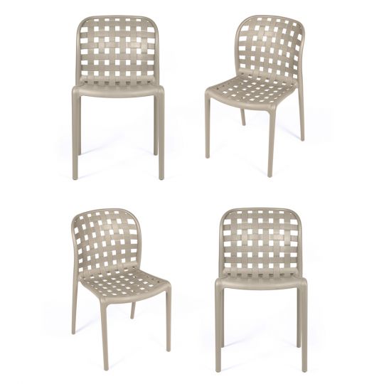 Комплект из 4-х стульев Olimpia кремовый