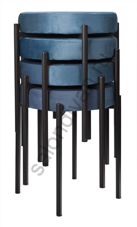 Комплект стульев-табуретов Bug бирюзовый