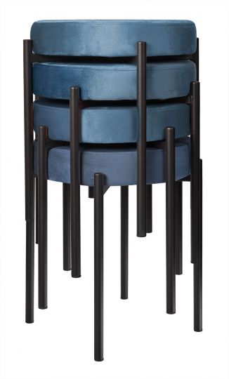 Комплект стульев-табуретов Bug бирюзовый
