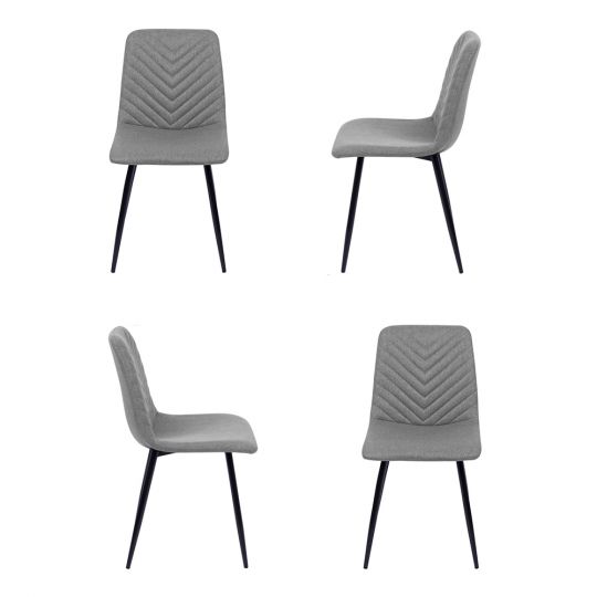 Комплект из 4-х стульев Vicky серый
