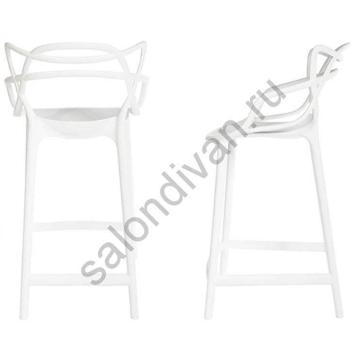 Комплект из 2-х стульев полубарных Masters 
белый