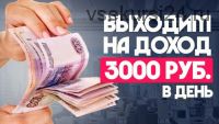 3000 рублей в день или как зарабатывать от 100000 рублей в месяц (Андрей Комолов)