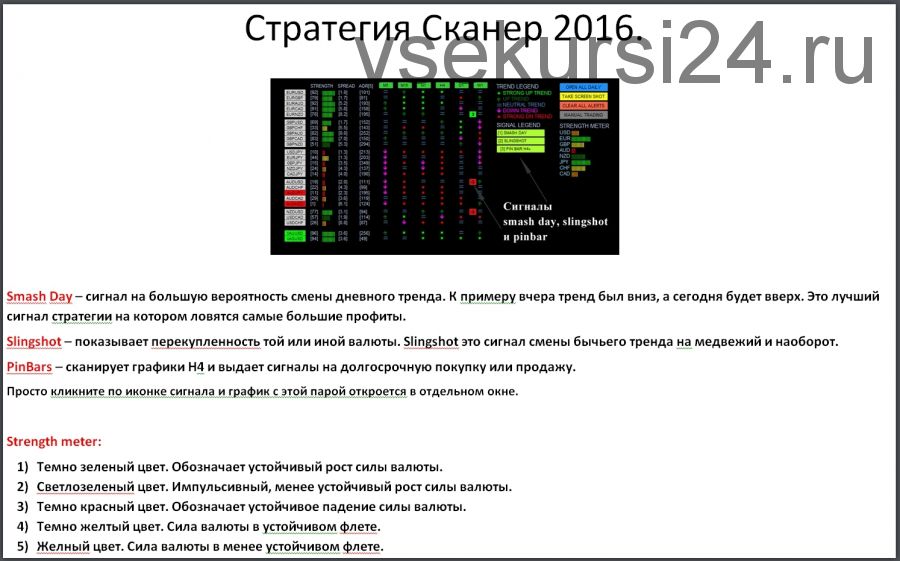 Стратегия-советник Scanner 2016. До 800 пунктов с одной сделки