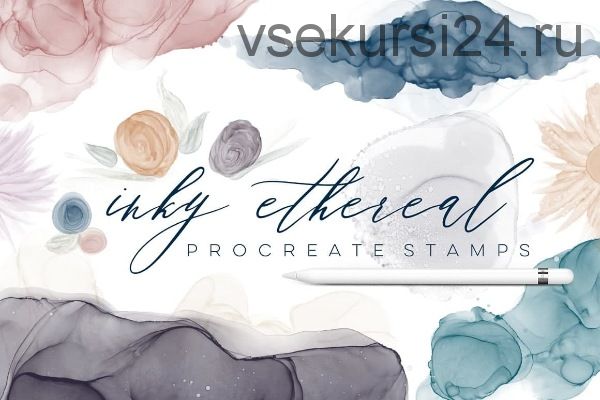 Inky Ethereal Procreate Stamps (Alaina Jensen)