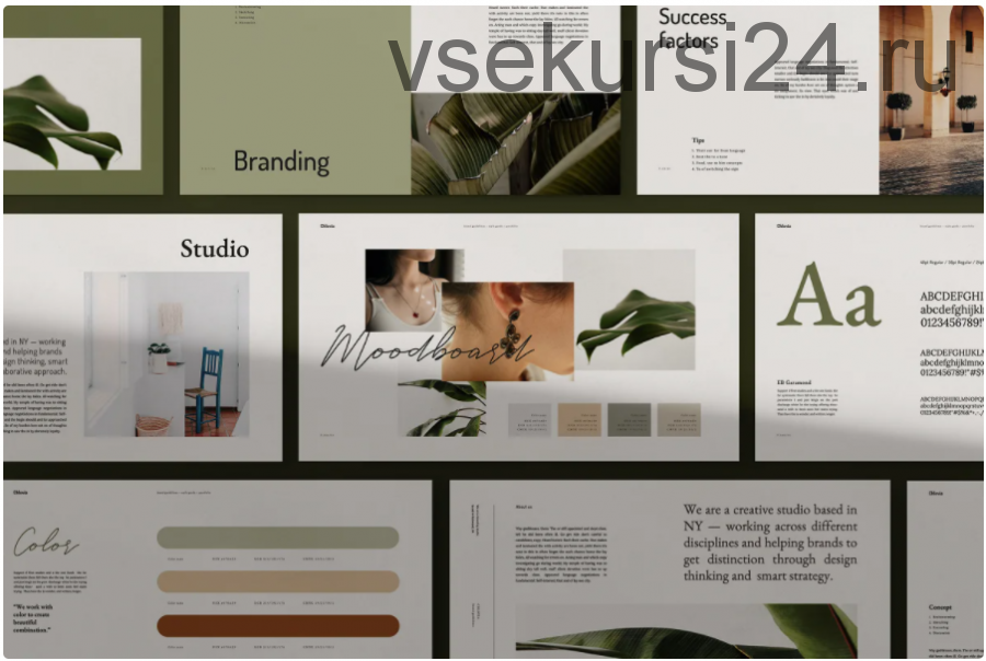 [Creativemarket] Chlovia Шаблон презентации / Chlovia - Keynote Brand Guidelines (Elokka Std)