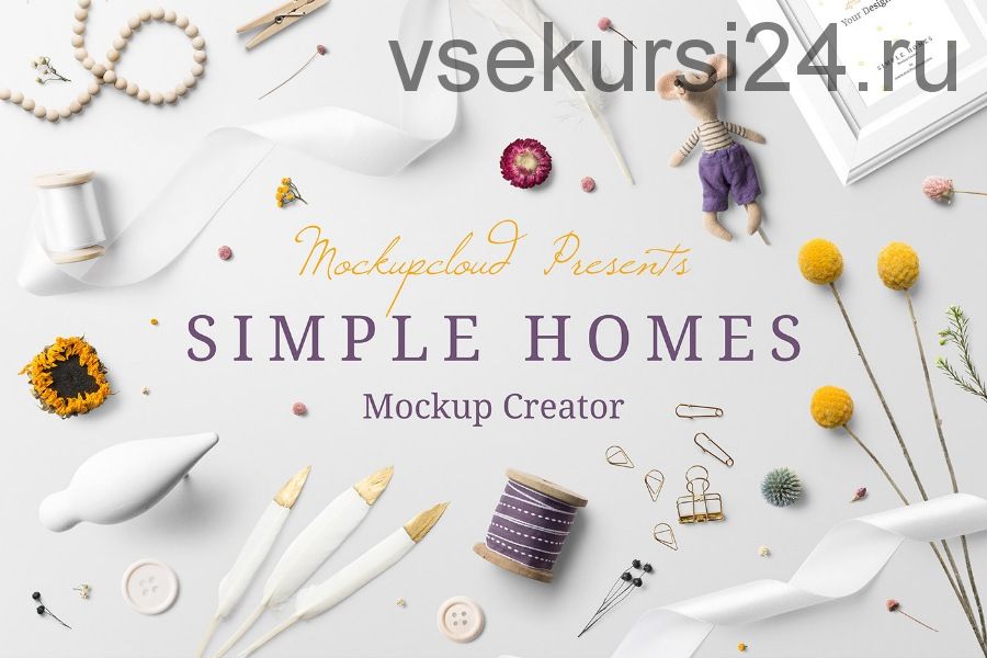[Creative Market] Simple Homes Mockup Creator, 2018