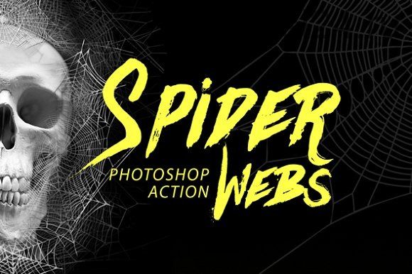 [Creative Market] Spider Webs Photoshop Action