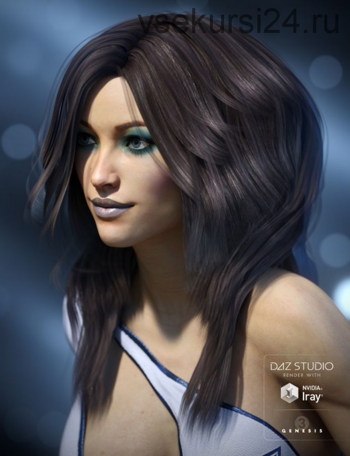 [Daz3D] Kara Hair for Genesis 3 Females (Propschick)