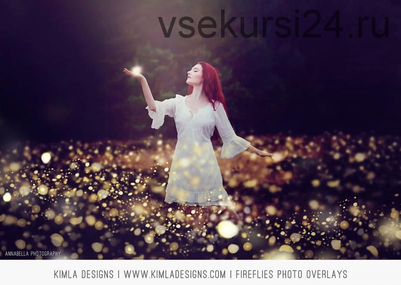 [Kimladesigns.com] Фотоналожения Fireflies Photo Overlays