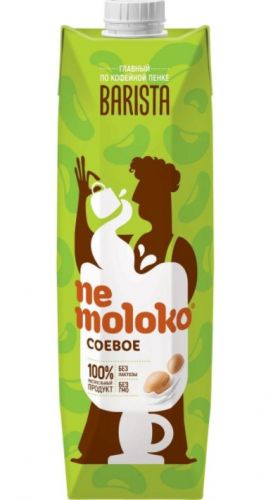 Напиток соевый Nemoloko Barista обогащенный витаминами и минеральными веществами 1.4% 1л