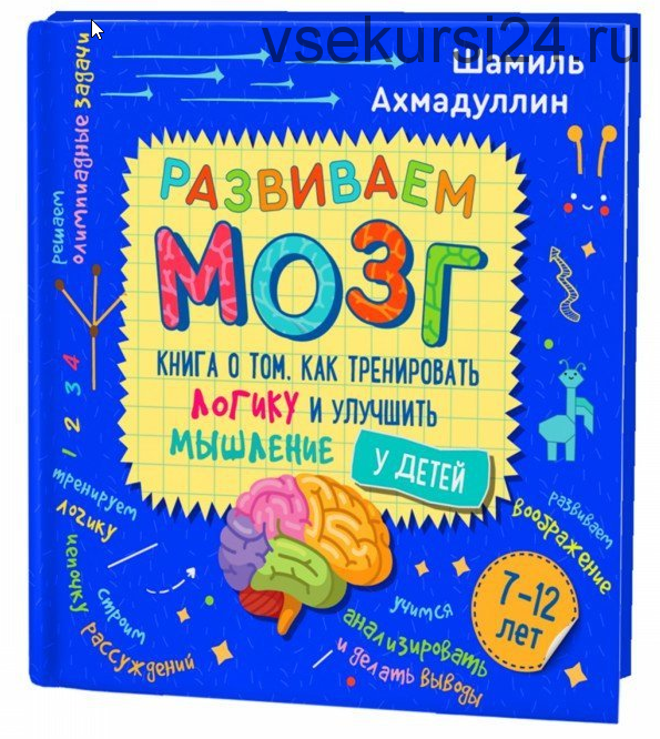 Развиваем мозг. Книга о том, как тренировать логику и улучшить мышление у детей 7-12 лет (Шамиль Ахмадуллин)