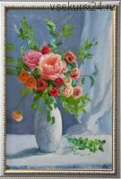 Цветочный натюрморт с розами (Александр Кугель)