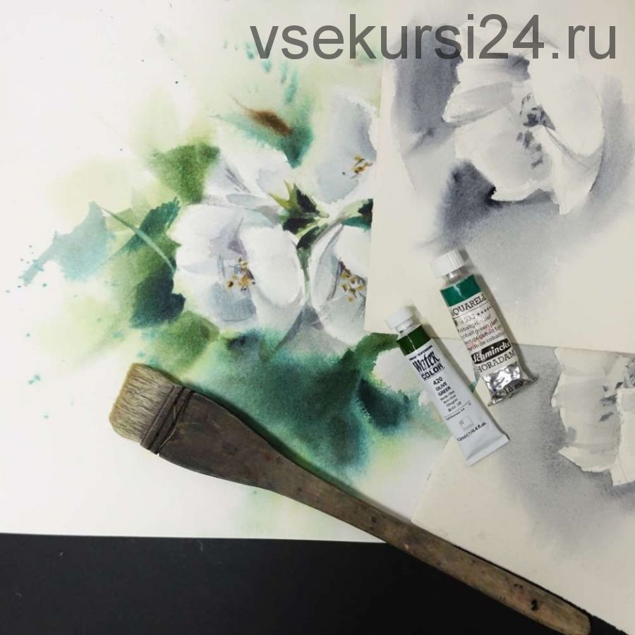 [13.school] Цветы акварелью (Полина Ишханова)
