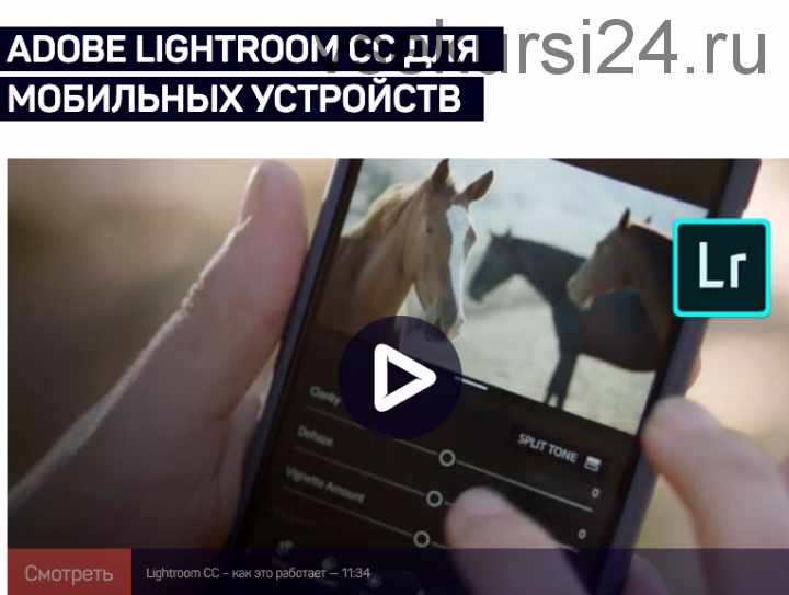 Adobe lightroom CC для мобильных устройств (Дмитрий Шатров)