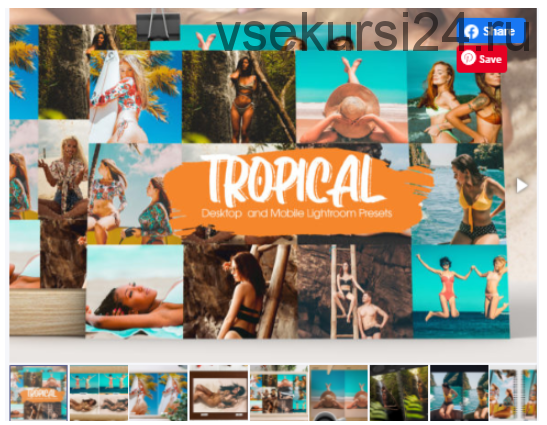 [Creativemarket] Tropical Paradise Lightroom Presets