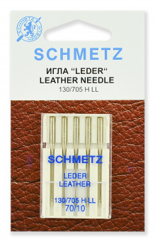 Иглы Для Кожи Schmetz 130/705H-LL №70 размер 5 шт