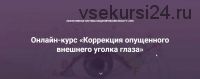 [Beauty look] Онлайн-курс «Коррекция опущенного внешнего уголка глаза» (Ирина Андреева)