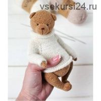 Медведь в стиле Тедди с описанием свитера (Ольга Радость)