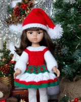 МК Новогоднее Платье (+колпачок) для кукол Paola Reina (Татьяна Никишина)