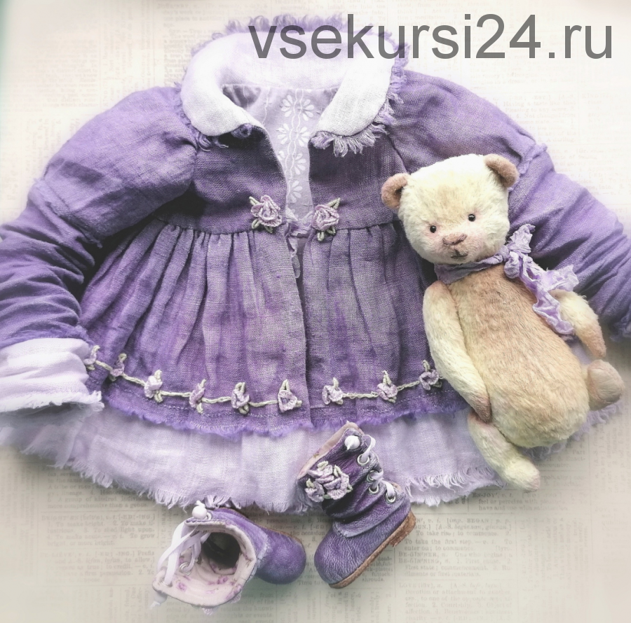 Пальтишко и сапожки для куклы Мелиссы (Лия Лябушева)