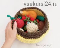 [artego_toys] Овощной мастер-класс. Реалистичные вязаные овощи + травы + корзинка (Мария Осадчук)
