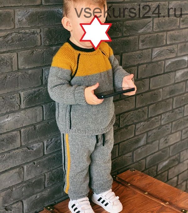 Детский костюм - штаны и джемпер «Little sport» pants + jumper (Ксения Маликова)