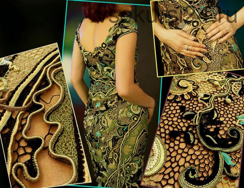 Эксклюзивная авторская модель платье 'Пуазон' (Ася Вертен)