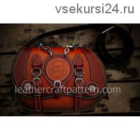 Кожаная стильная сумка, модель ACC-53 (Leathercraftpattern)