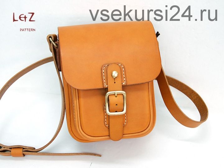 Кожаная сумка-ранец, модель BXK-02 (LetZ pattern)