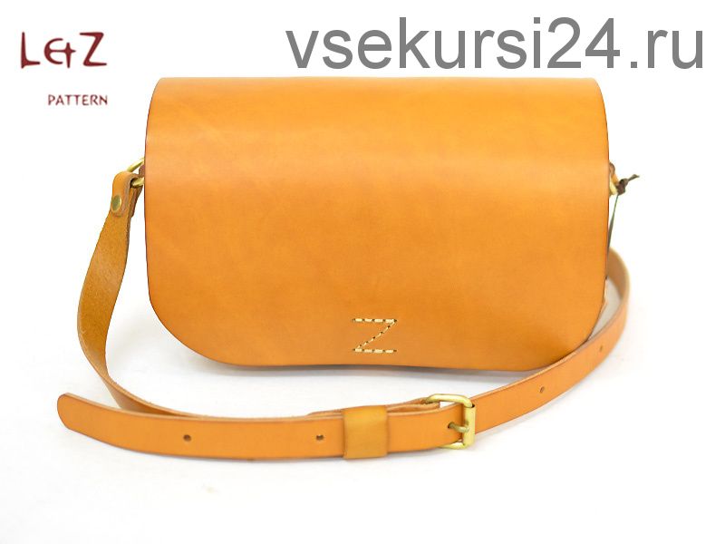 Кожаная сумочка на ремне, модель BXK-03 [LetZ pattern]