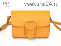 Кожаная женская сумочка на ремне, модель BXK-09 (LetZ pattern)