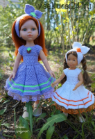 МК Виолет для кукол Paola Reina (тело 2015 - 2017г) и для кукол Kruselings (23 см)(Анна Мячина)