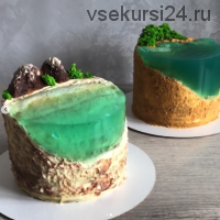 Видеоурок по декору торта: уникальныи? остров (Ксения Шульга)