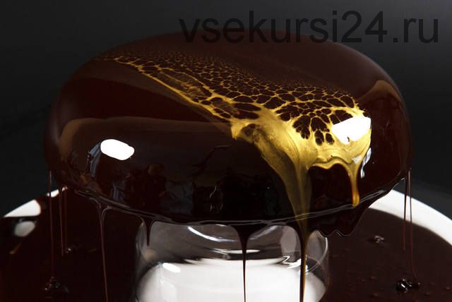 [Черника] Муссовый торт Шоколад-груша-клюква-бри (Янина Лубенцова)