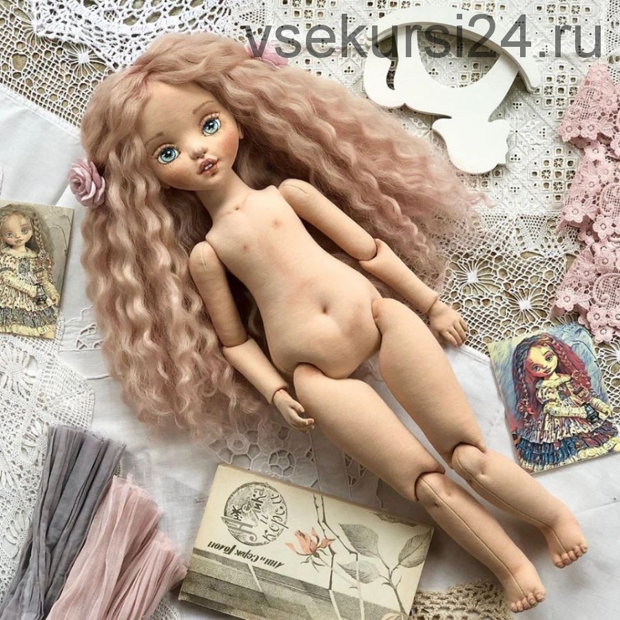 [Игрушки] Куколка с закрытыми шарнирами и подвижными кистями рук (выкройка) (iraida_dolls)
